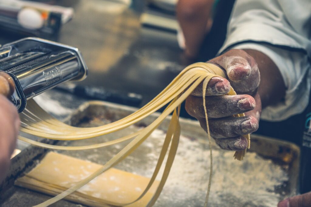 Pasta from scratch